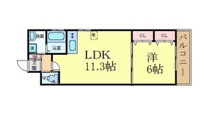 Shining壬生離宮の物件間取画像